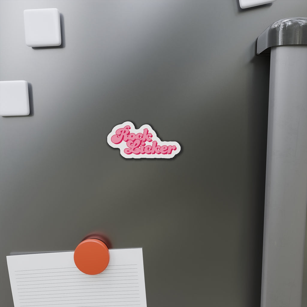 Magnet: Rock Licker Die-Cut Pink