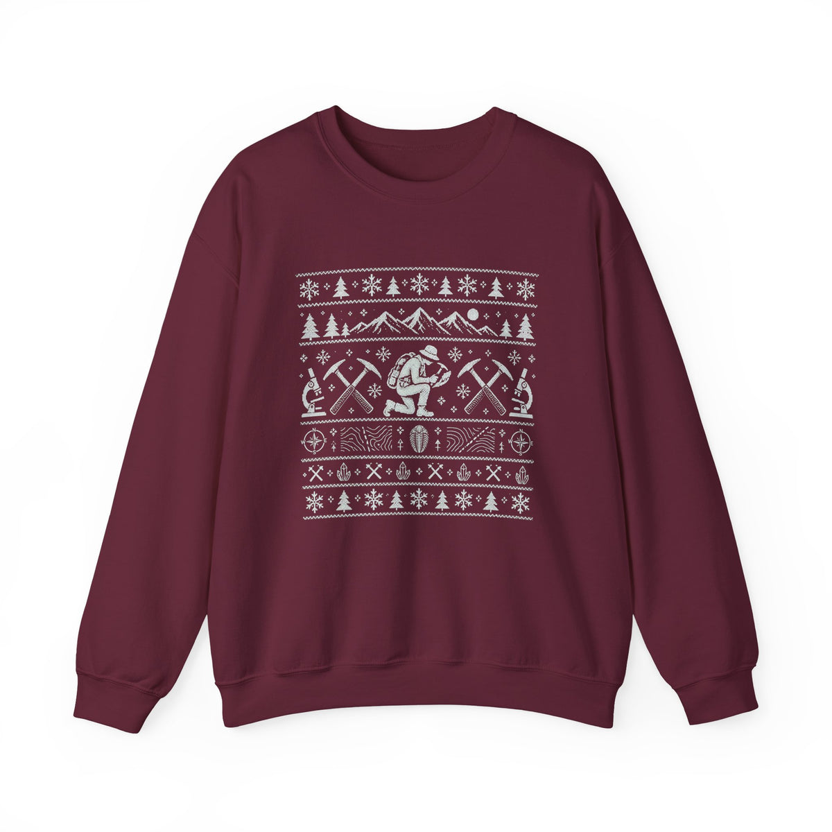 Geology Holiday Sweatshirt Crewneck: Classic Ugly Sweater