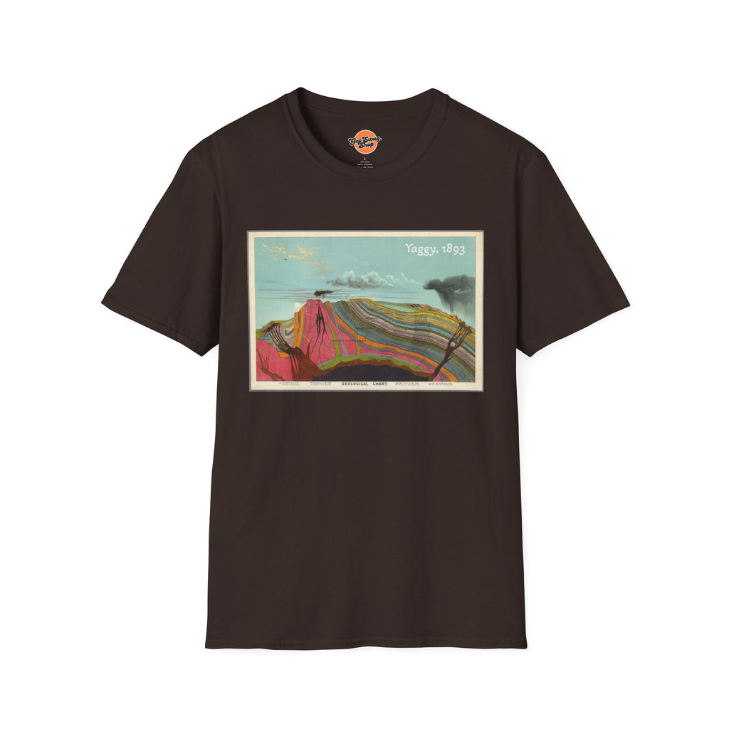 Graphic Tee: Historic Collections - Levi Yaggy Geology Cross Section 1893