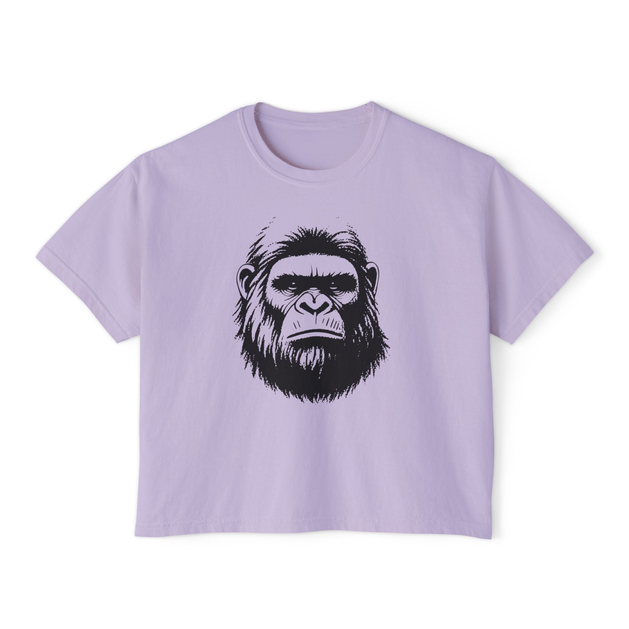 Boxy Tee: Face of Bigfoot