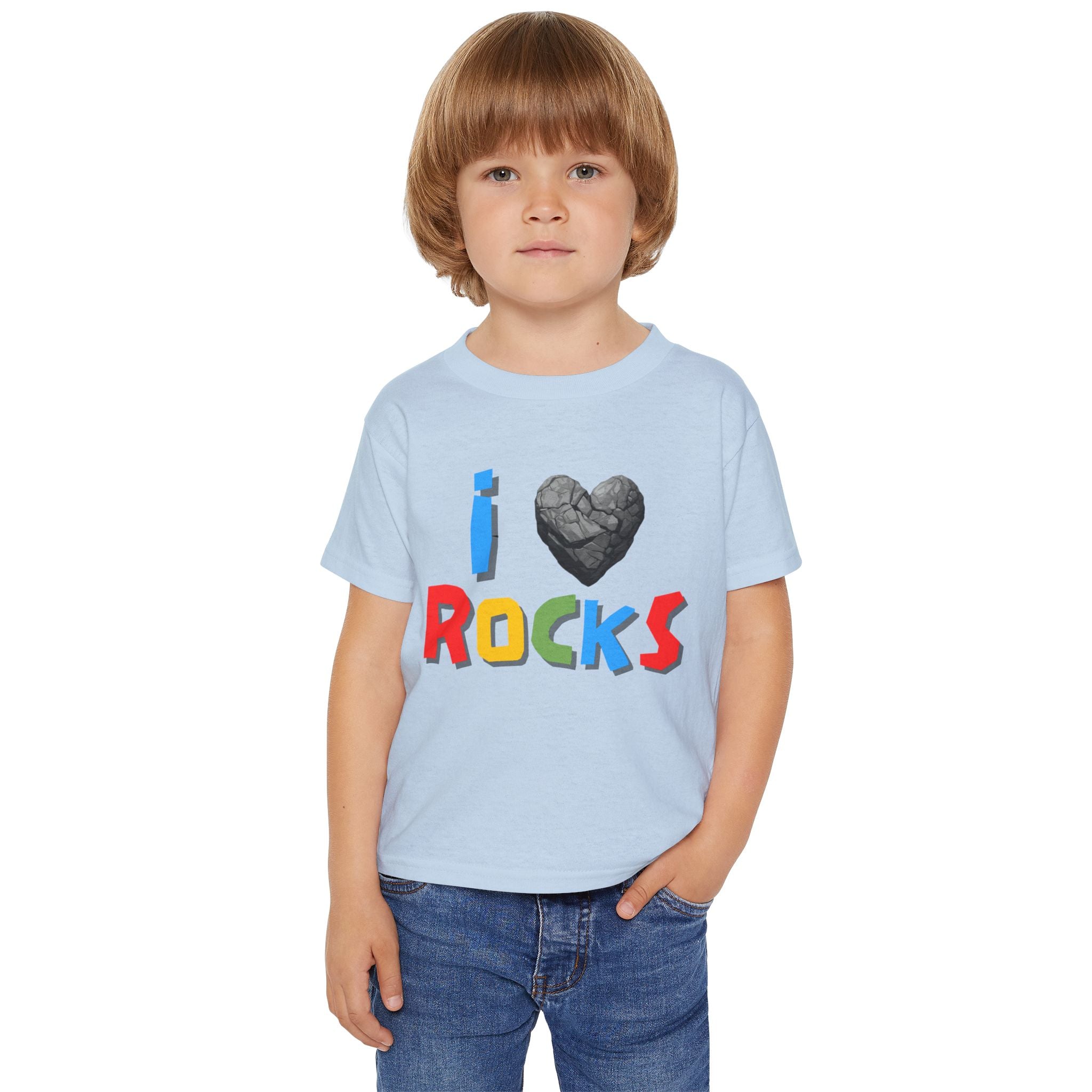 Toddler Tee: I Love Rocks
