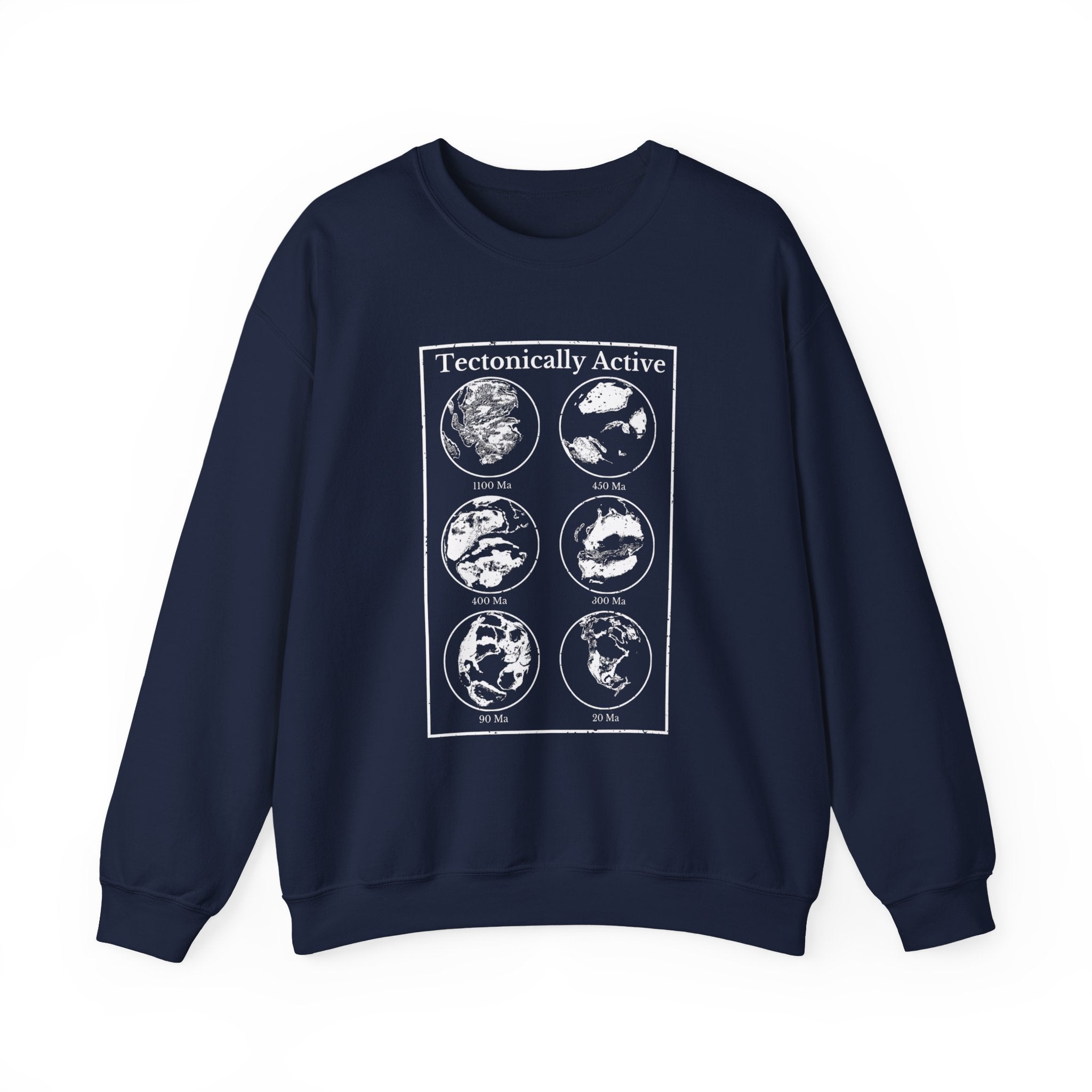 Sweatshirt Crewneck: Tectonically Active