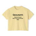 Black Women's Geology T-Shirt -  Born to Color, Outcrop, Beer