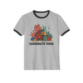 White/Black Funny Geology Ringer T-Shirt: Carbonate Vibes