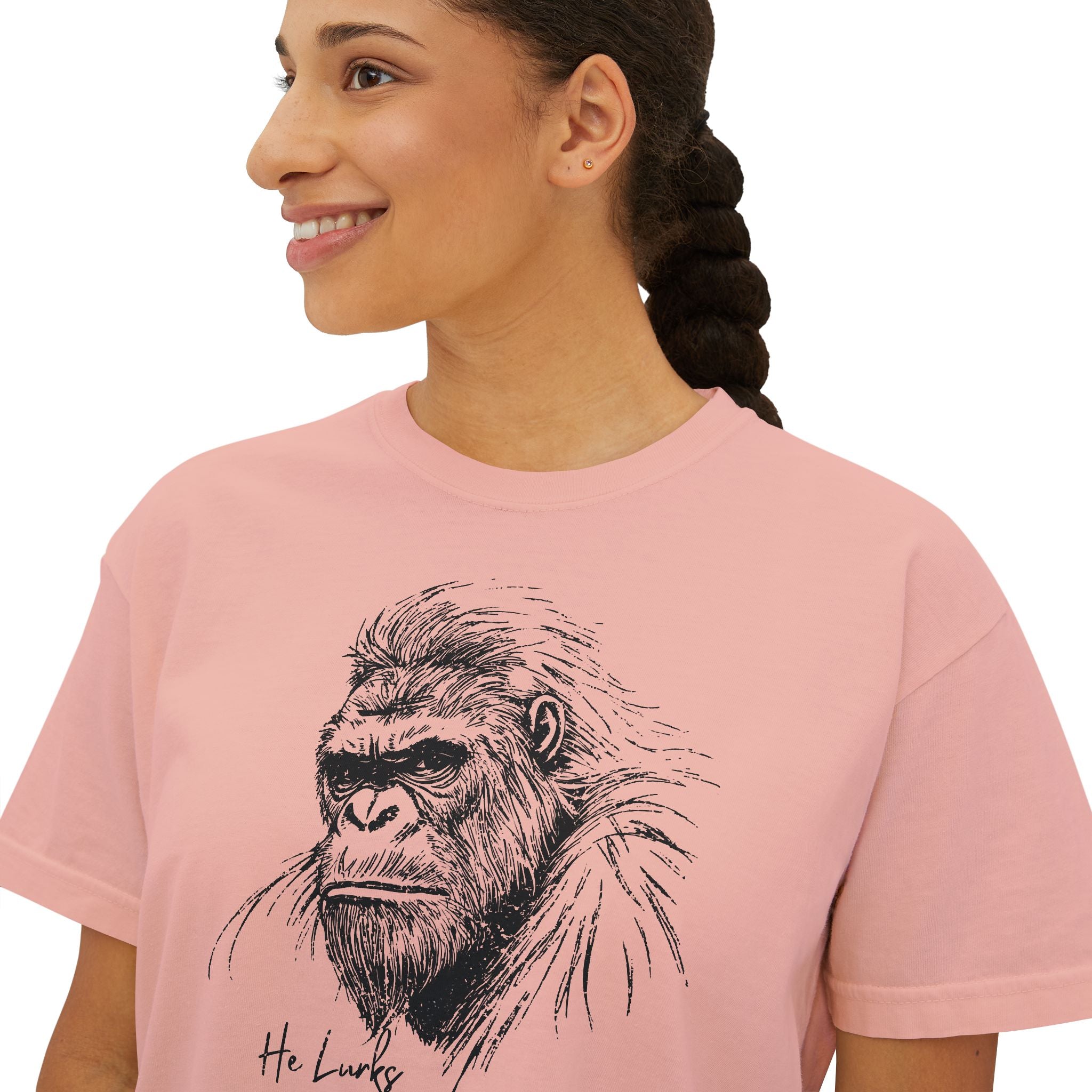 Box Tee: Bigfoot - He Lurks