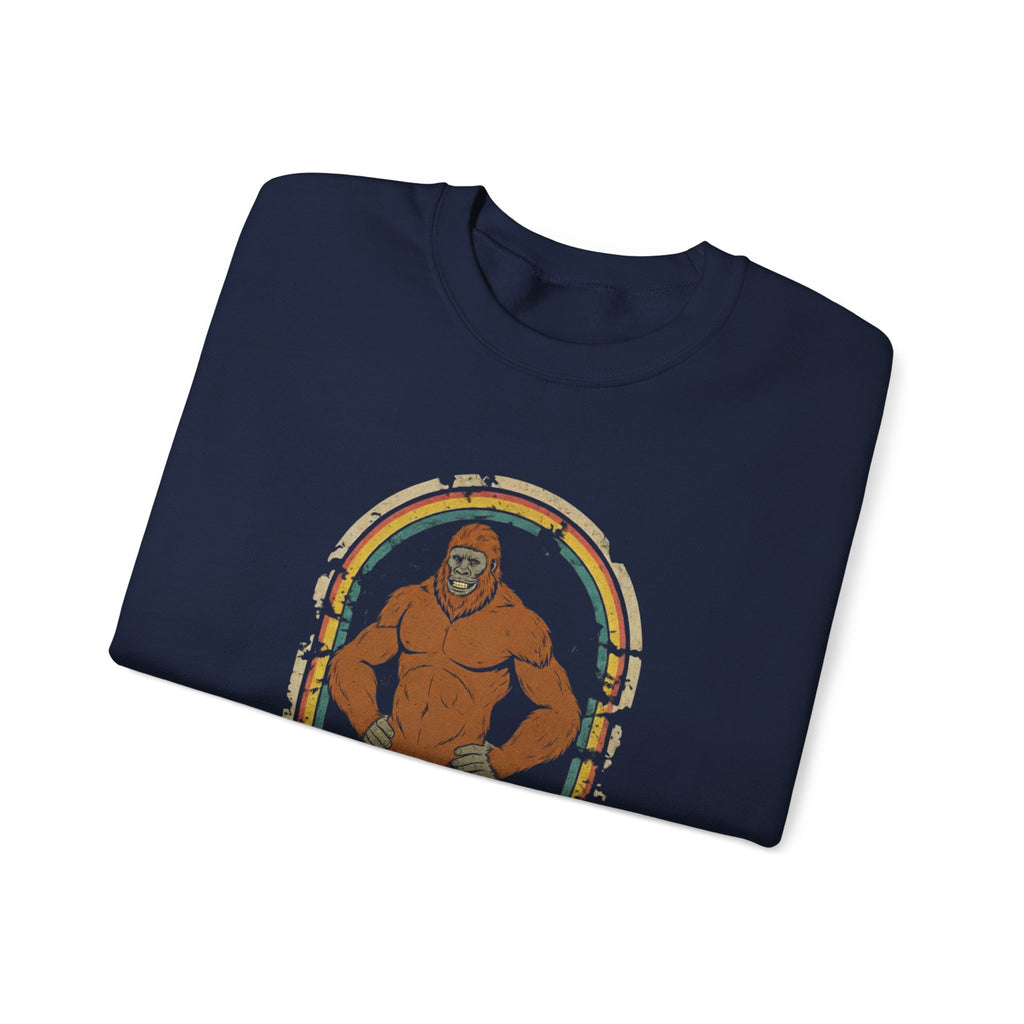Sweatshirt Crewneck: Bigfoot - Cuddly & Proud