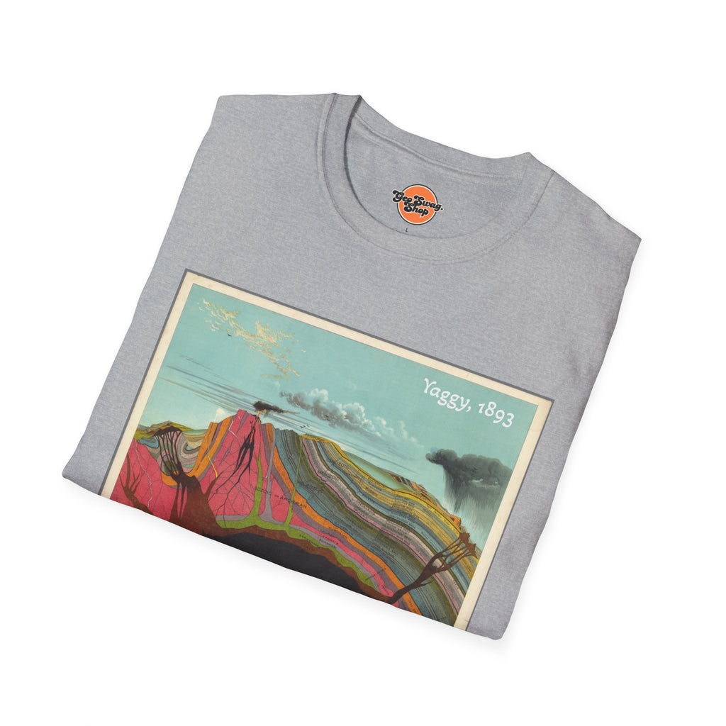 Graphic Tee: Historic Collections - Levi Yaggy Geology Cross Section 1893