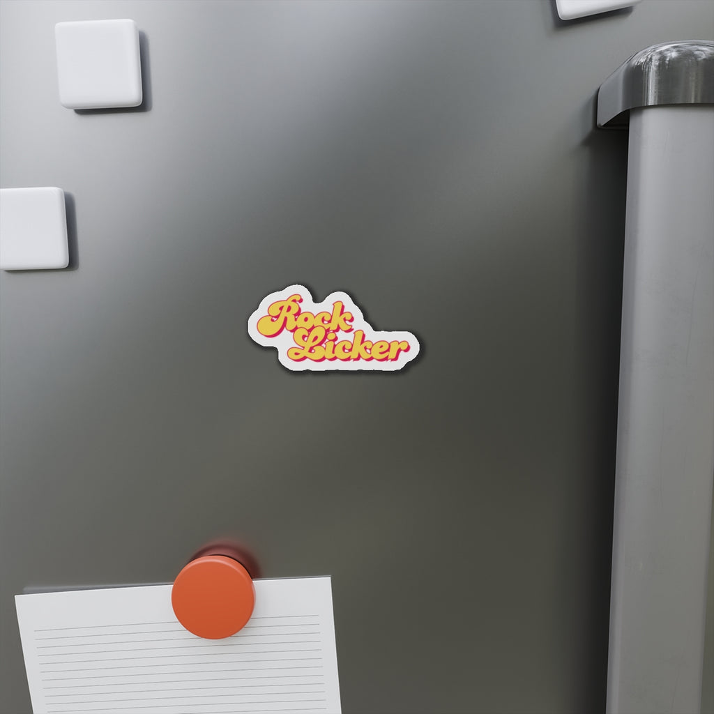 Magnet: Rock Licker Die-Cut Yellow