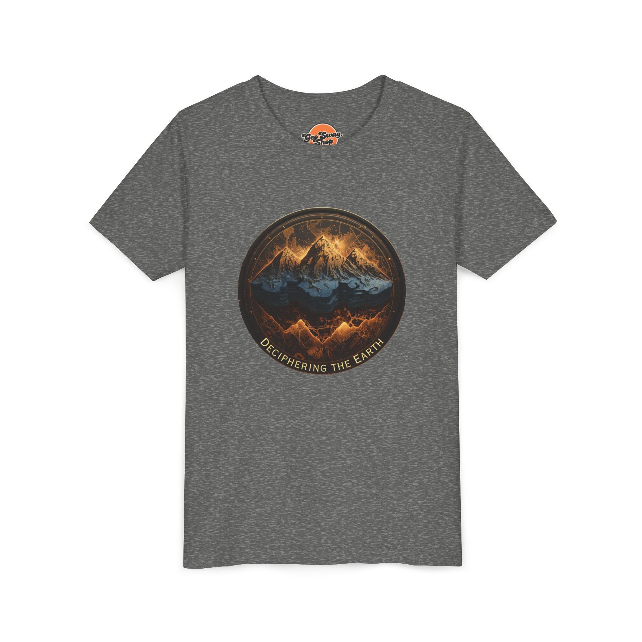 White Youth Geology T-Shirt: Deciphering the Earth