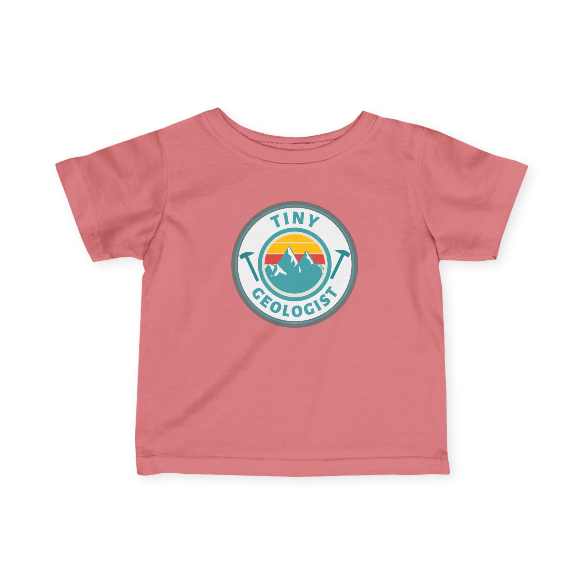 Natural Heather Youth Geology T-Shirt: Rock Licker Yellow Text