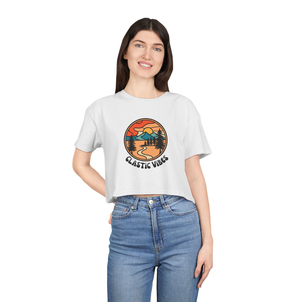 White Women's Geology T-Shirt -  Clastic Vibes