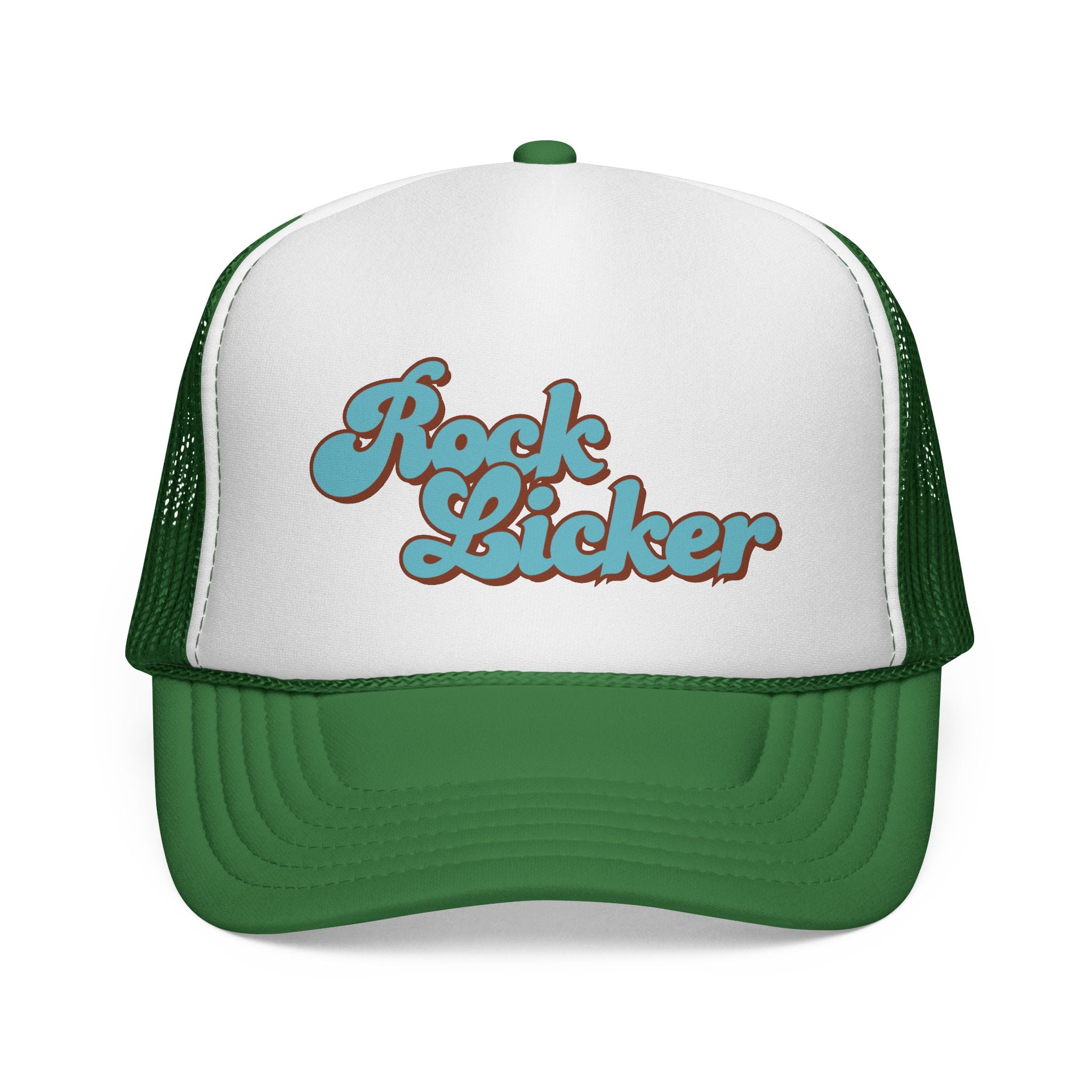 Hat: Trucker Hat Rock Licker Blue