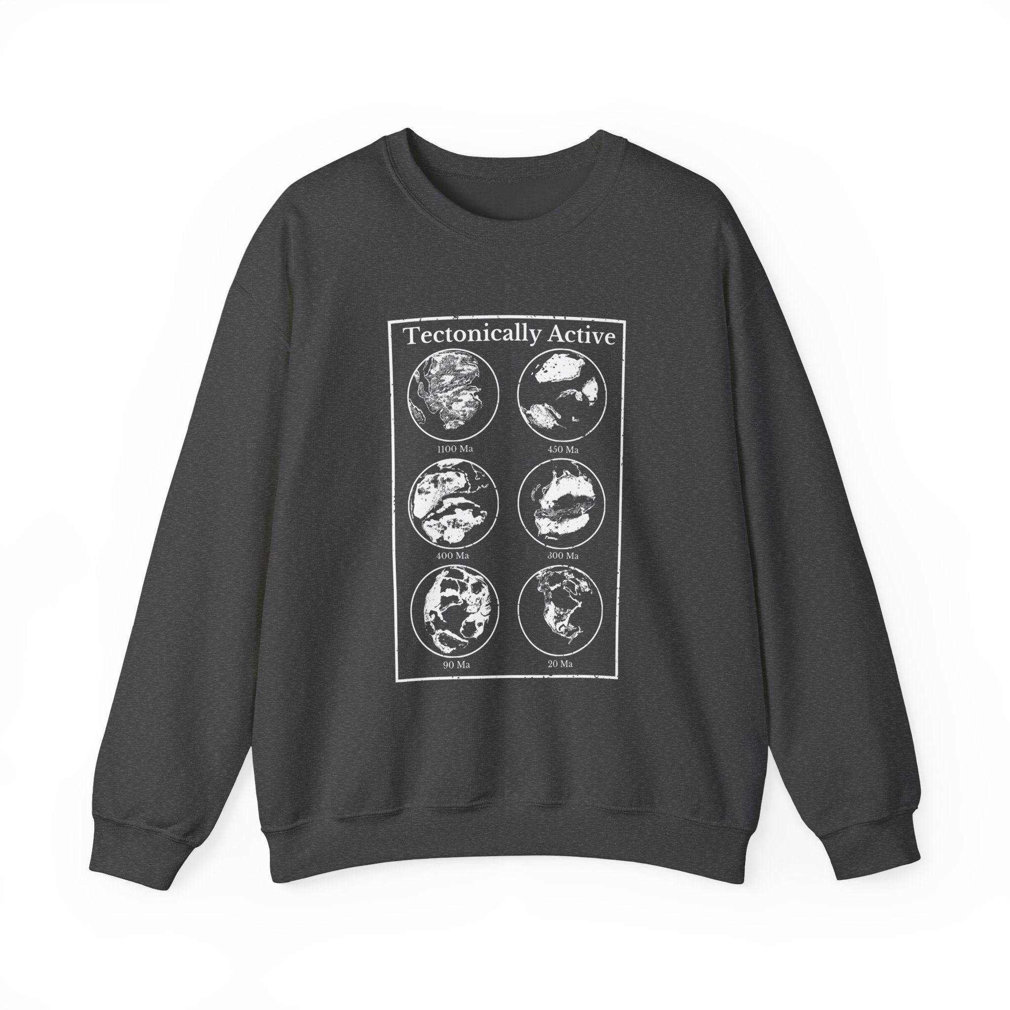 Sweatshirt Crewneck: Tectonically Active