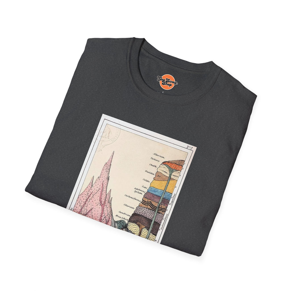 Graphic Tee: Historic Collections - Gideon Mantell Geologic Strata 1838