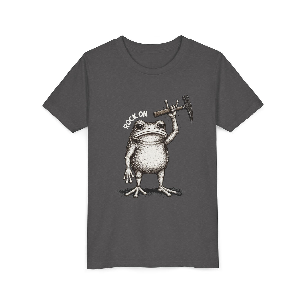 Youth Geology T-Shirt: Rock On Frog Man