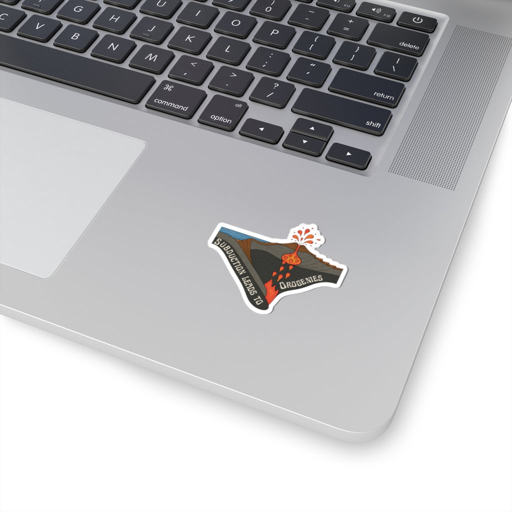 Sticker: Subduction Leads to Orogenies