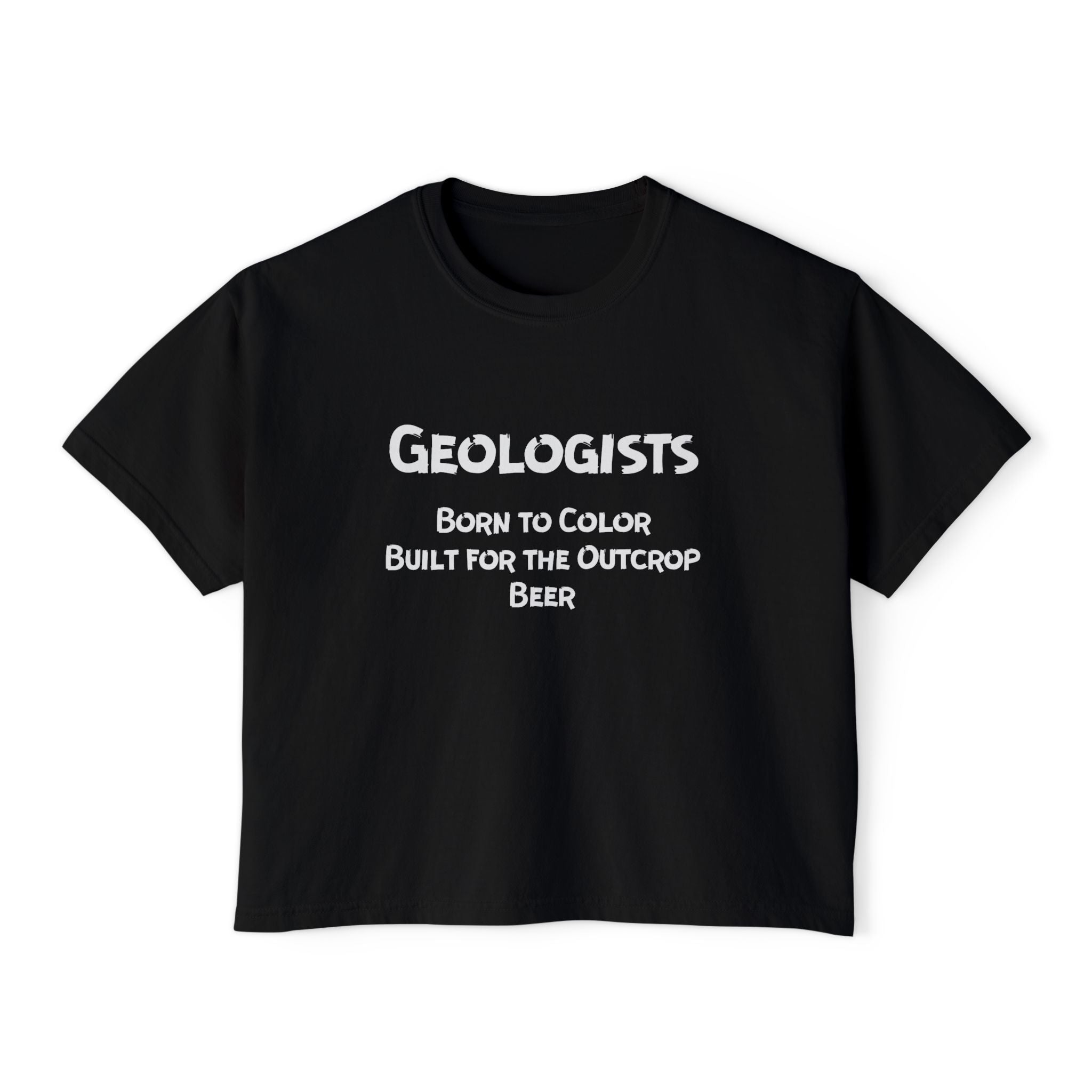 Orchid Women's Geology T-Shirt -  Born to Color, Outcrop, Beer