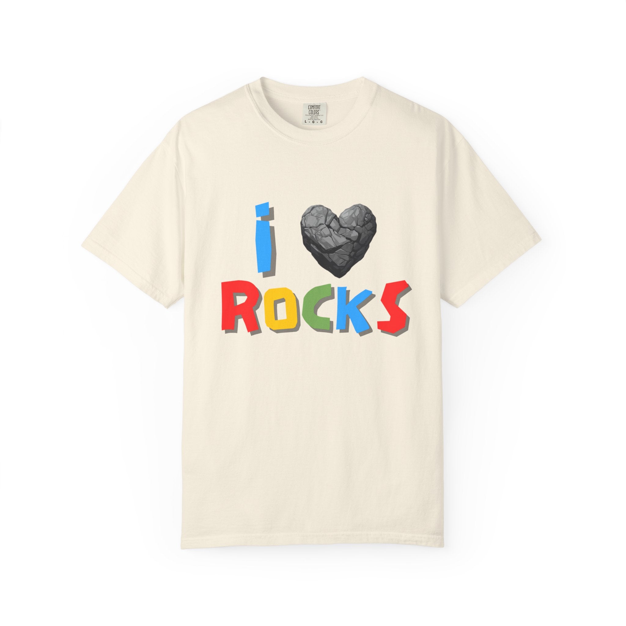 Blue Jean Funny Geology T-Shirt: I Love Rocks