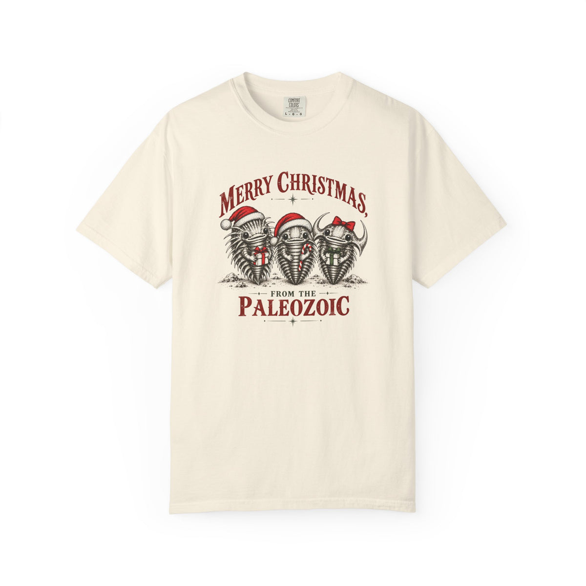 Geology Holiday T-Shirt: Merry Christmas from the Paleozoic