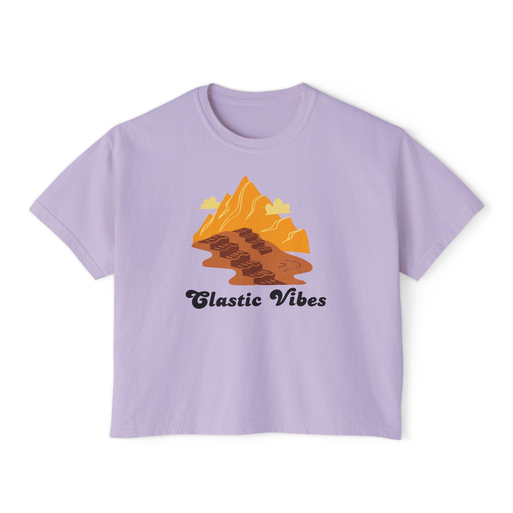 Boxy Tee: Clastic Vibes