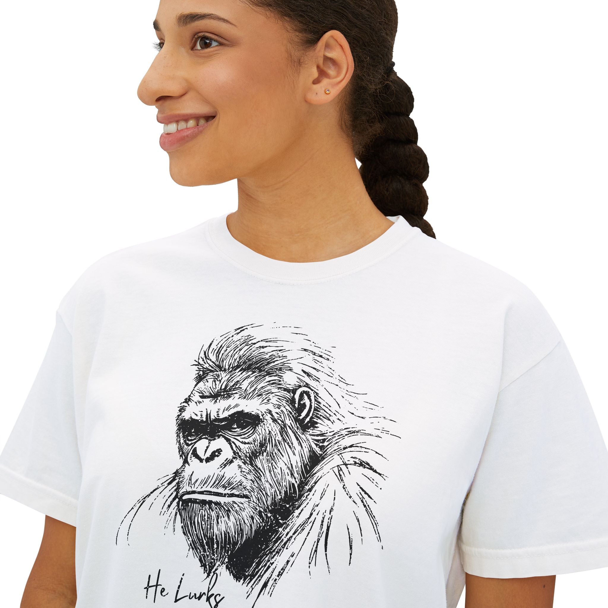 Box Tee: Bigfoot - He Lurks