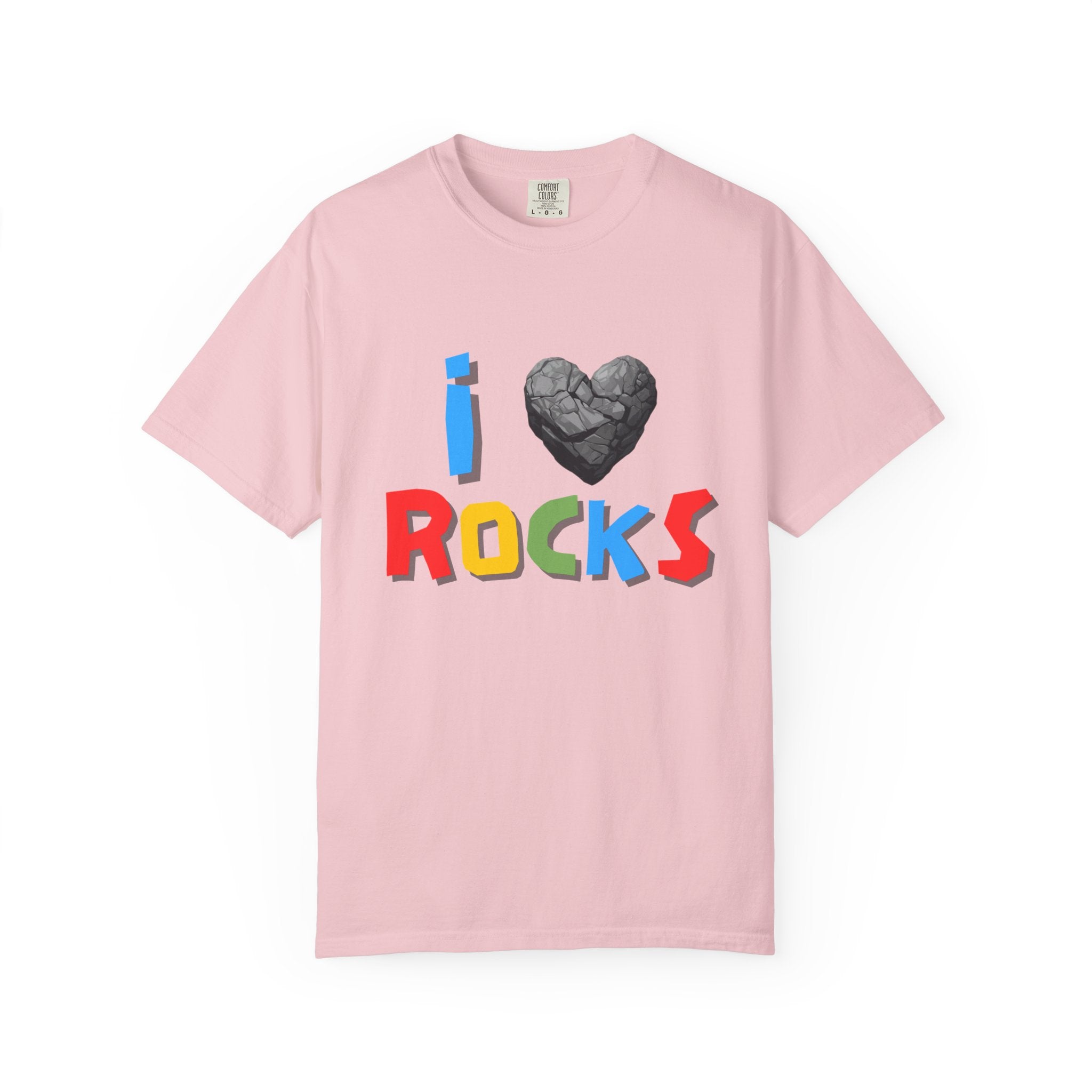 Bay Funny Geology T-Shirt: I Love Rocks