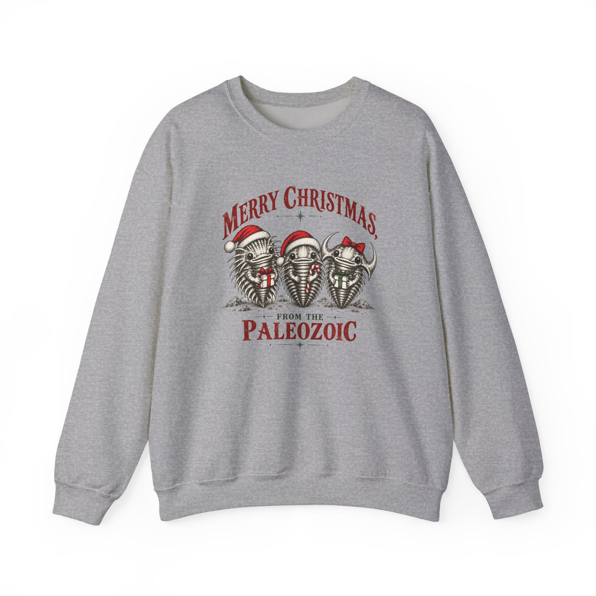Geology Holiday Sweatshirt Crewneck: Merry Christmas From the Paleozoic