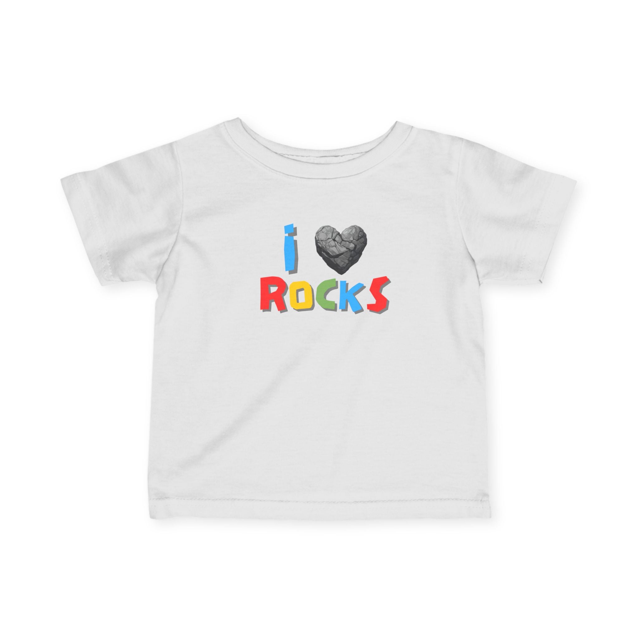 Baby Tee: I Love Rocks