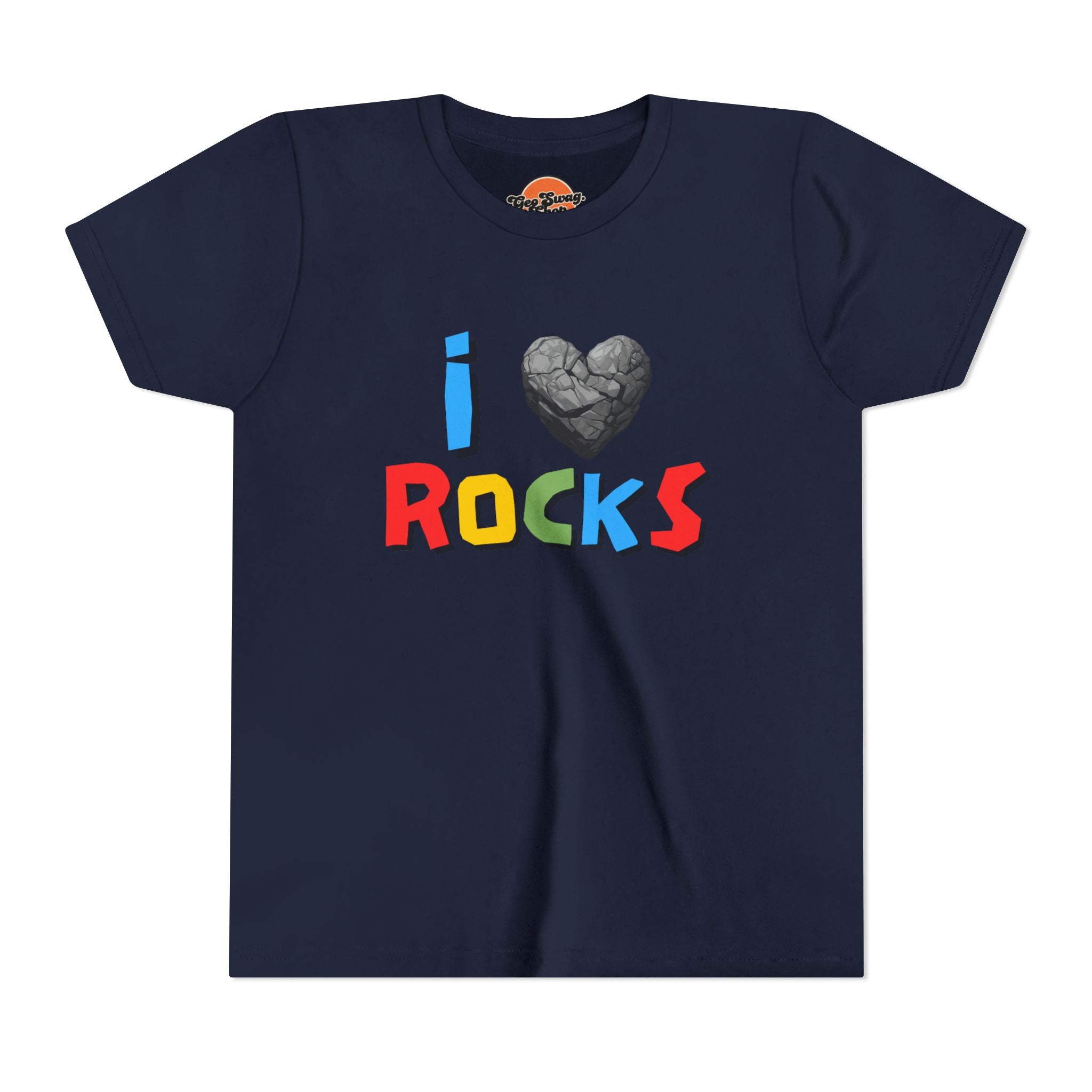 Youth Tee: I Love Rocks