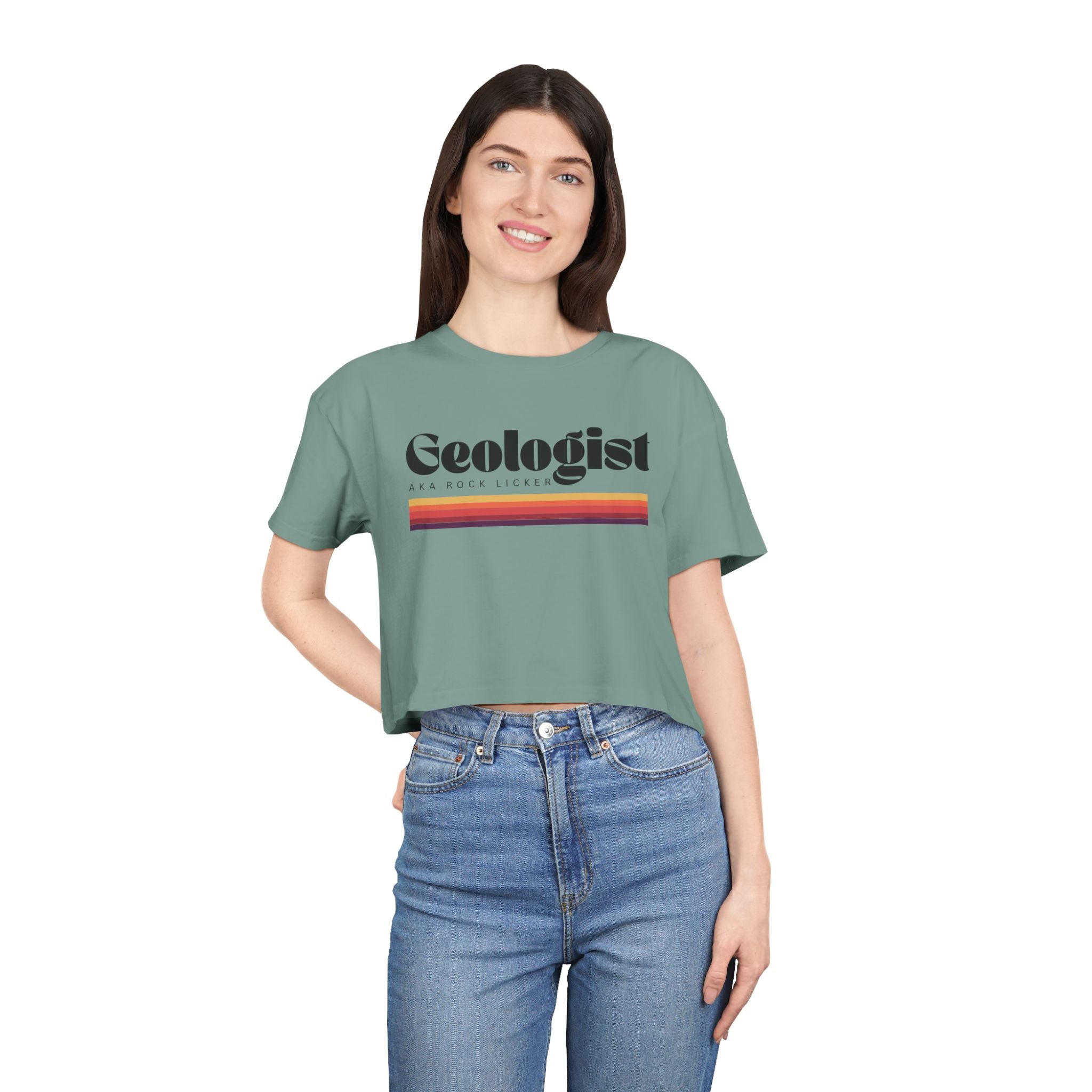 Crop Tee: Geologist AKA Rock Licker