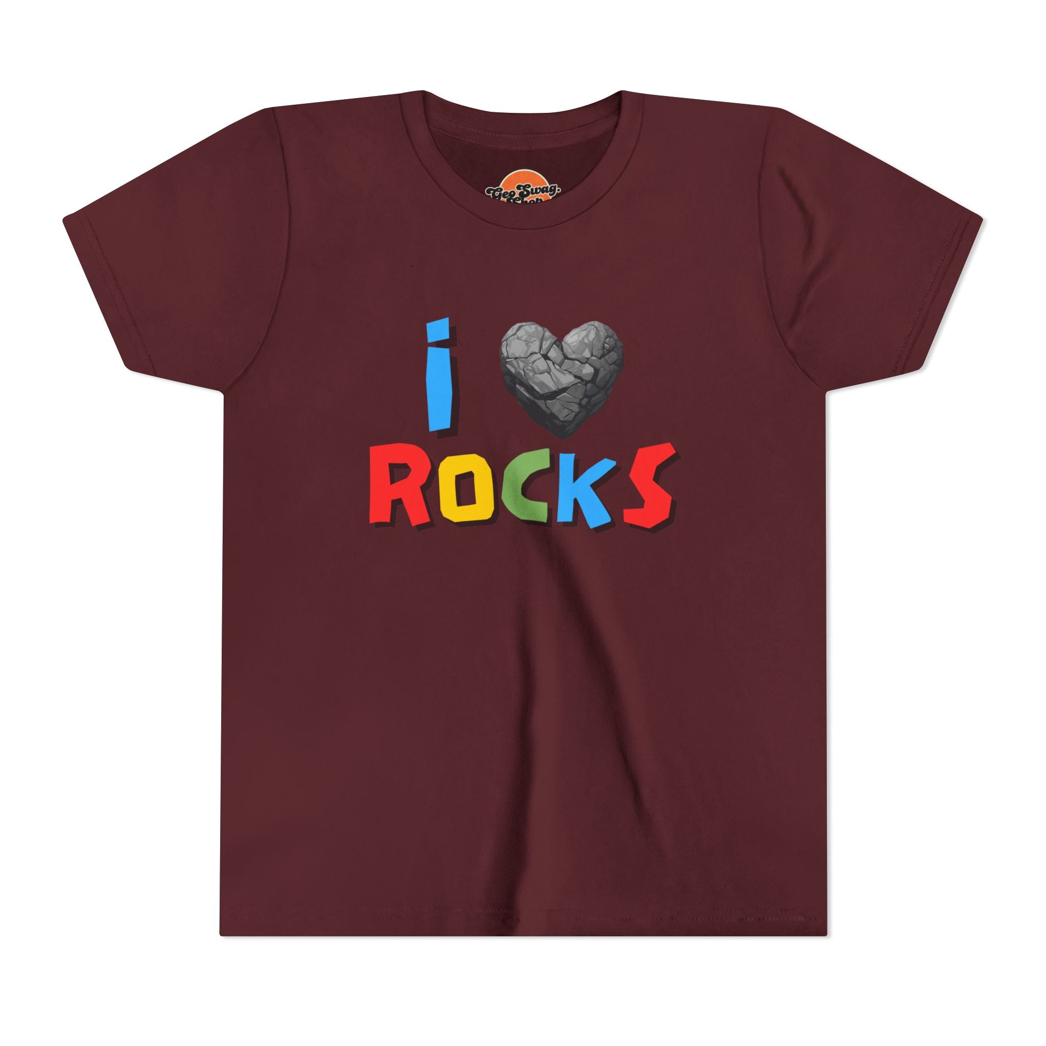 Youth Tee: I Love Rocks