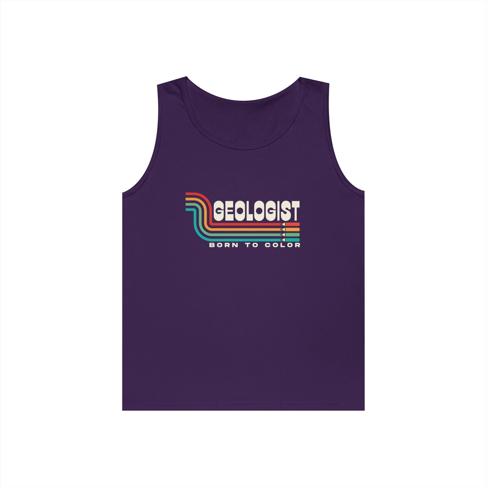 Tank Top Unisex: Geologist - Born to Color