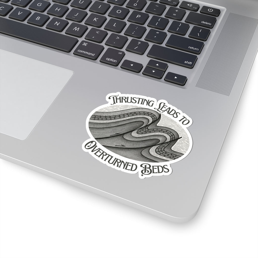 Sticker: Thrusting Leads to Overturned Beds