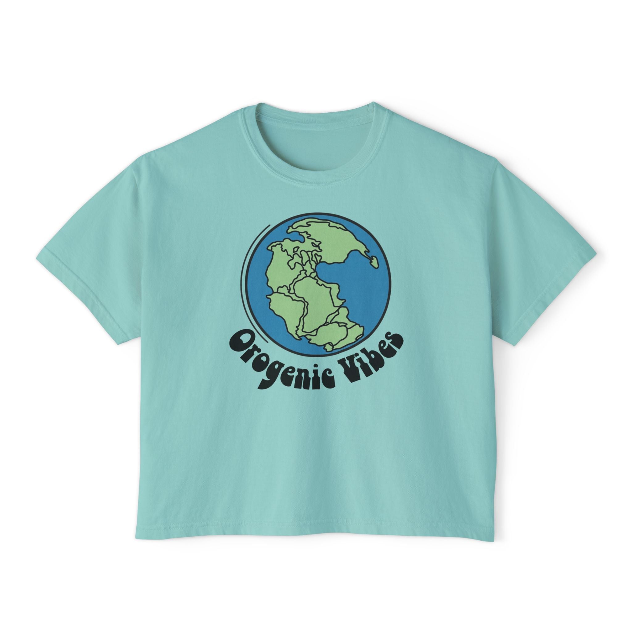 Chalky Mint Women's Geology T-Shirt -  Orogenic Vibes