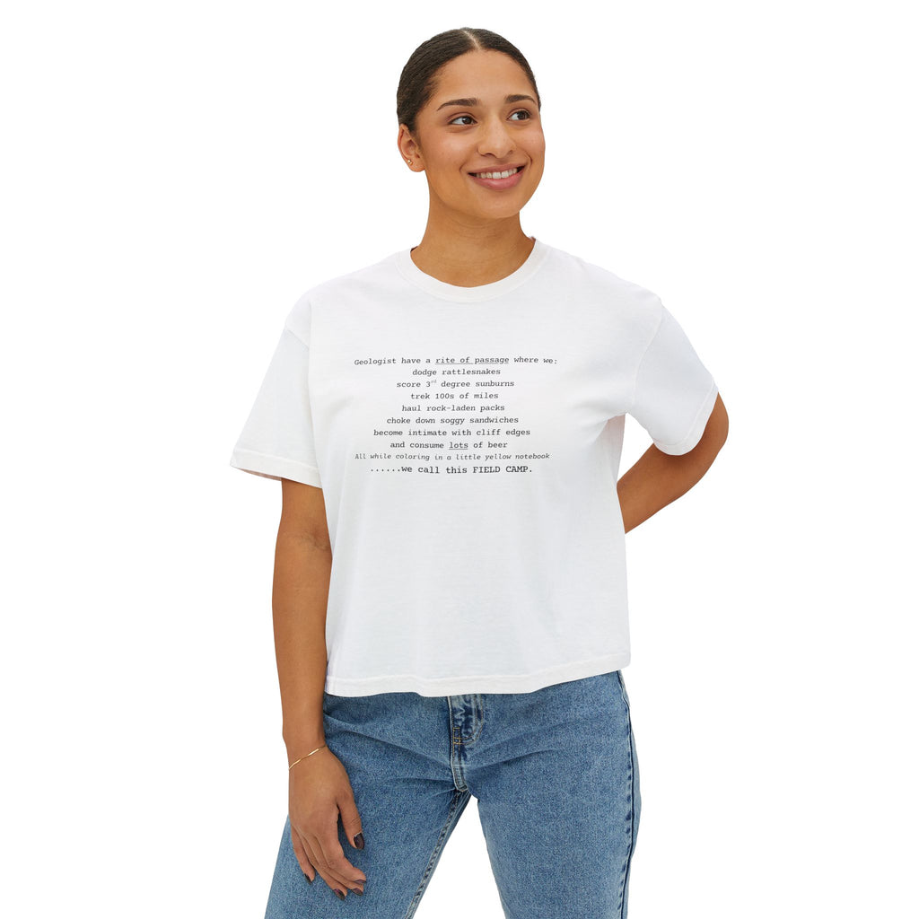 Butter Women's Geology T-Shirt -  We Call This Field Camp