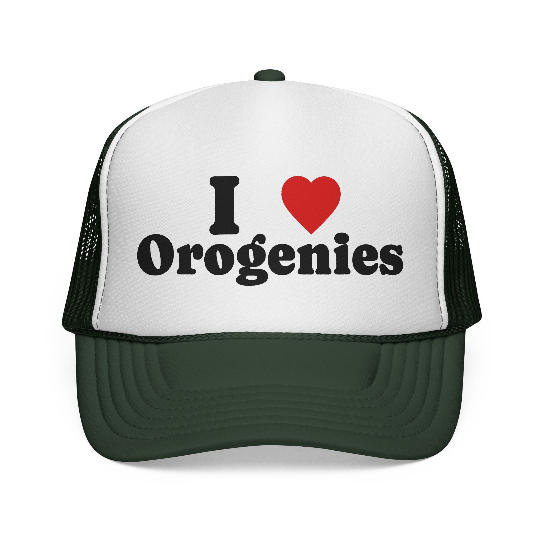 Hat: Trucker Hat I Love Orogenies