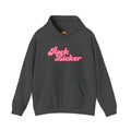 Sweatshirt Hoodie: Rock Licker pink text