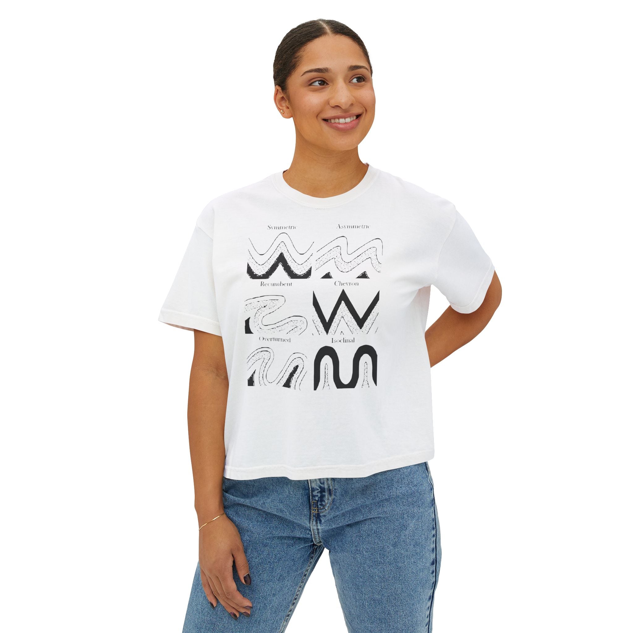 Butter Women's Geology T-Shirt -  Fold Types