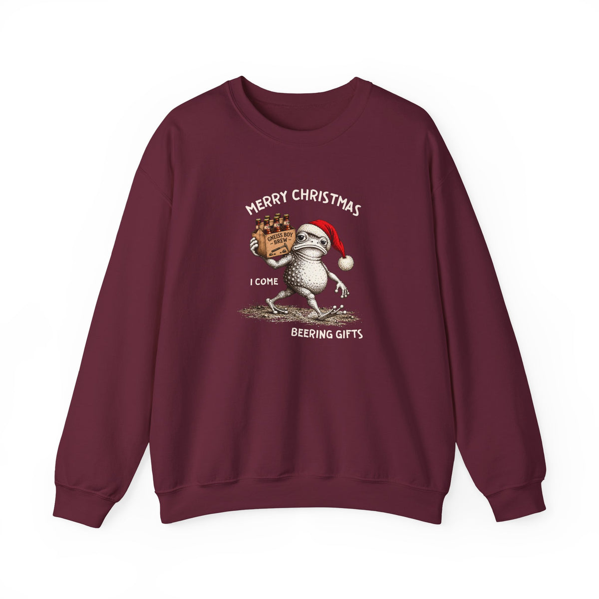 Geology Holiday Sweatshirt Crewneck: I Come Beering Gifts