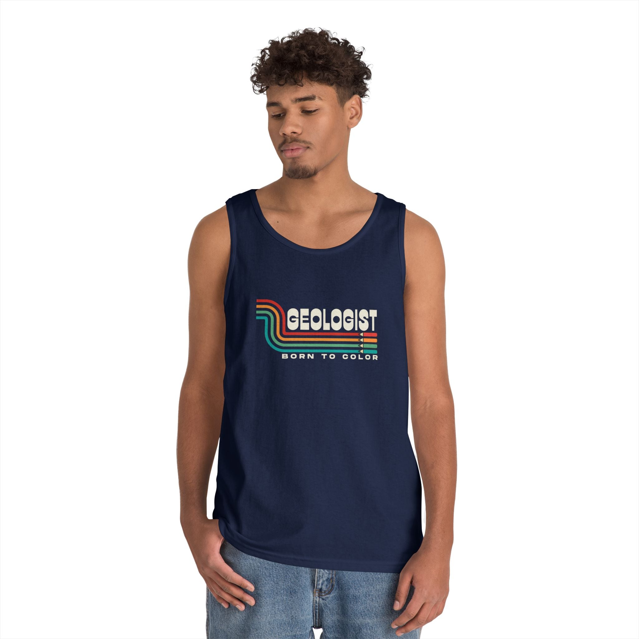 Tank Top Unisex: Geologist - Born to Color