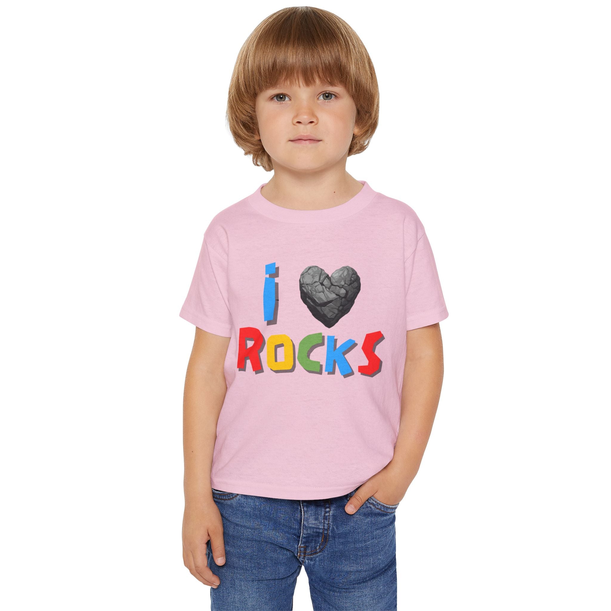 Toddler Tee: I Love Rocks