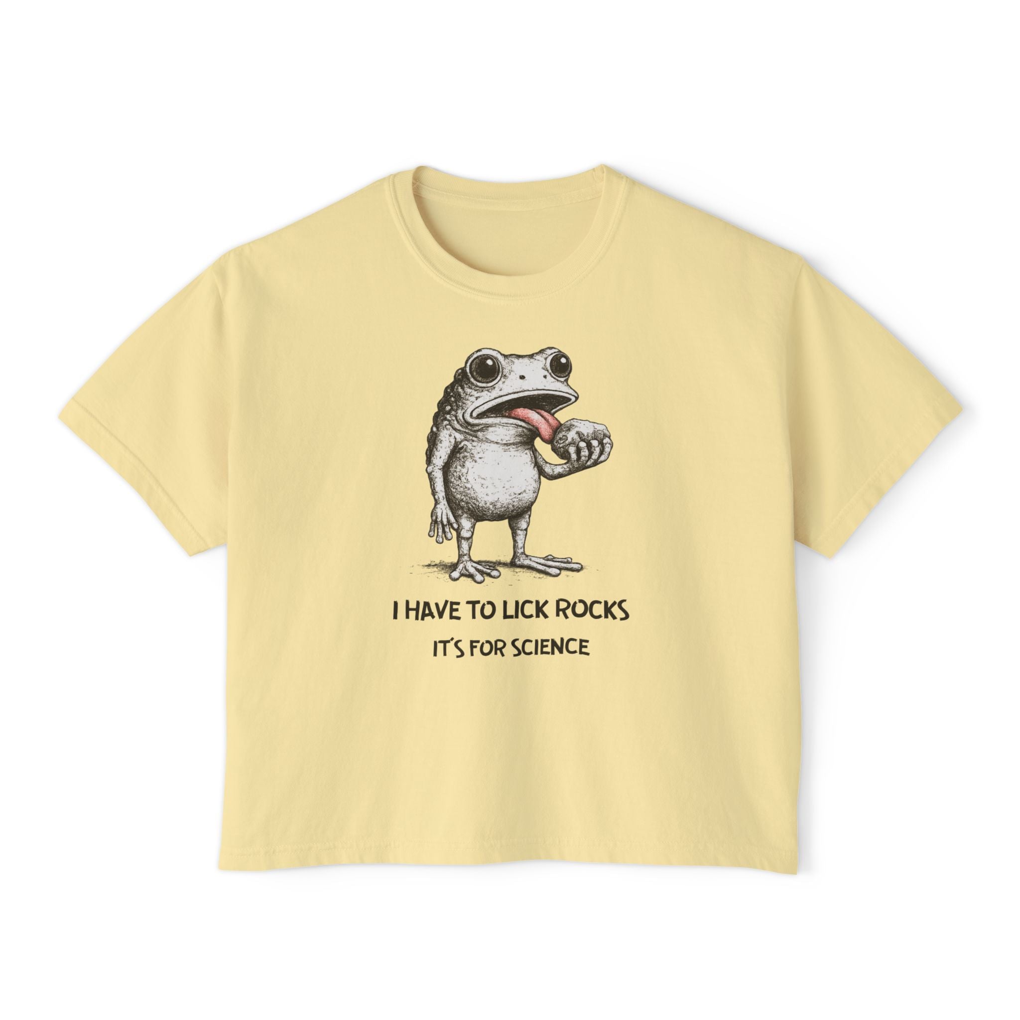 Orchid Women's Geology T-Shirt -  Lick Rocks...It's for Science