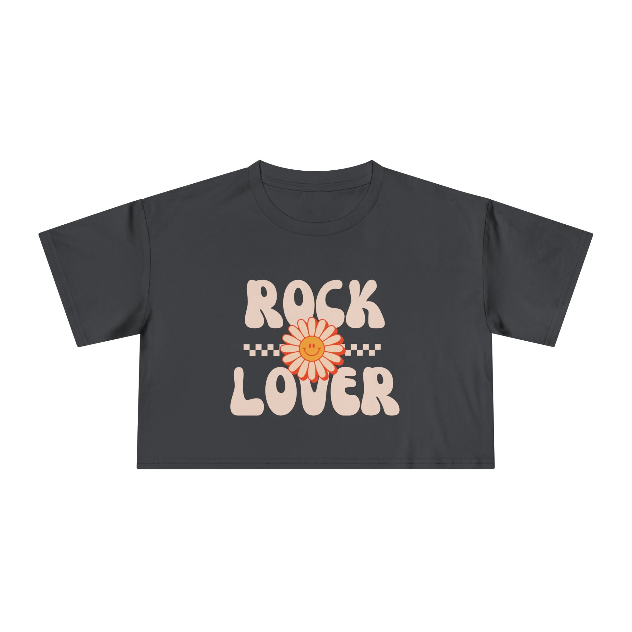 Crop Tee: Rock Lover