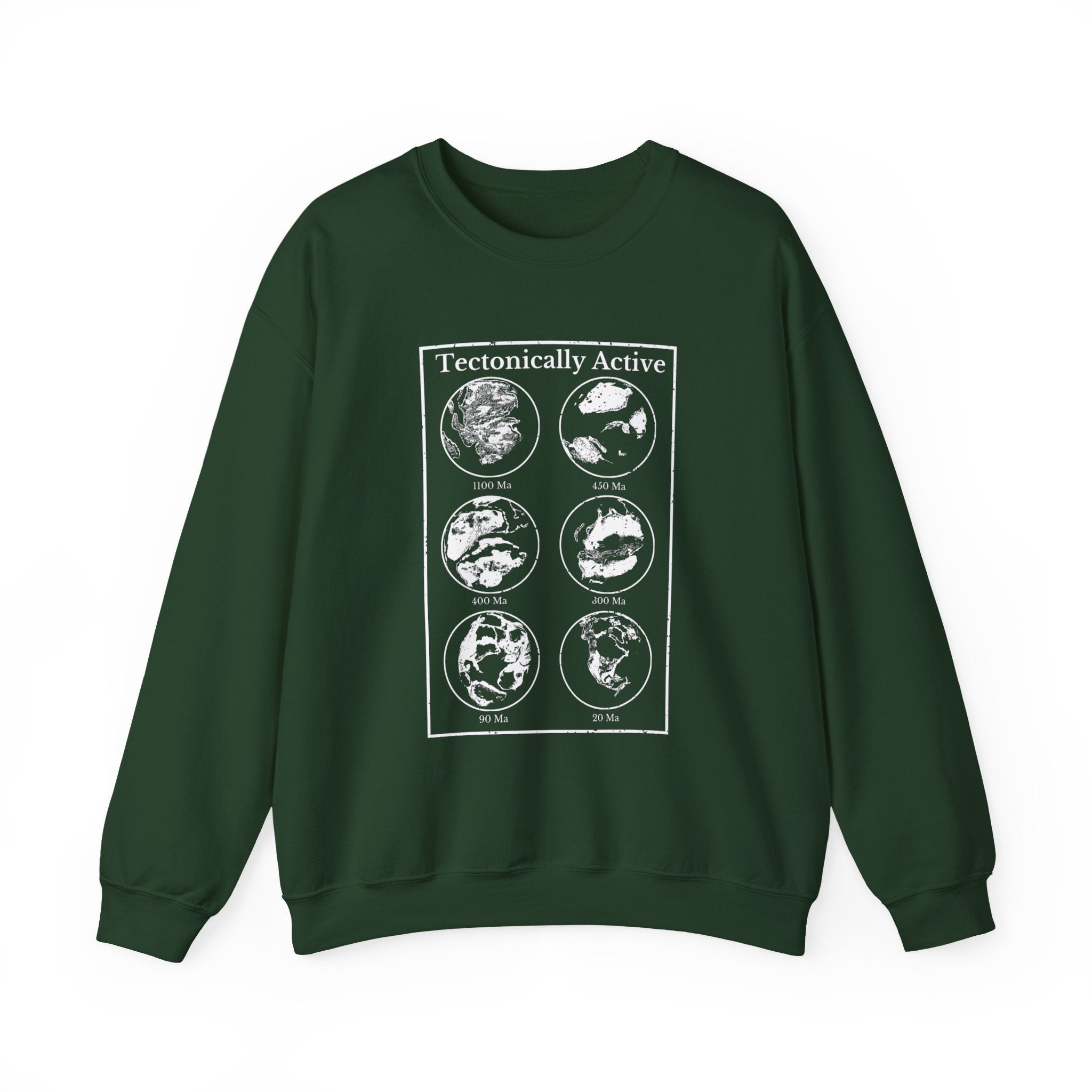 Sweatshirt Crewneck: Tectonically Active