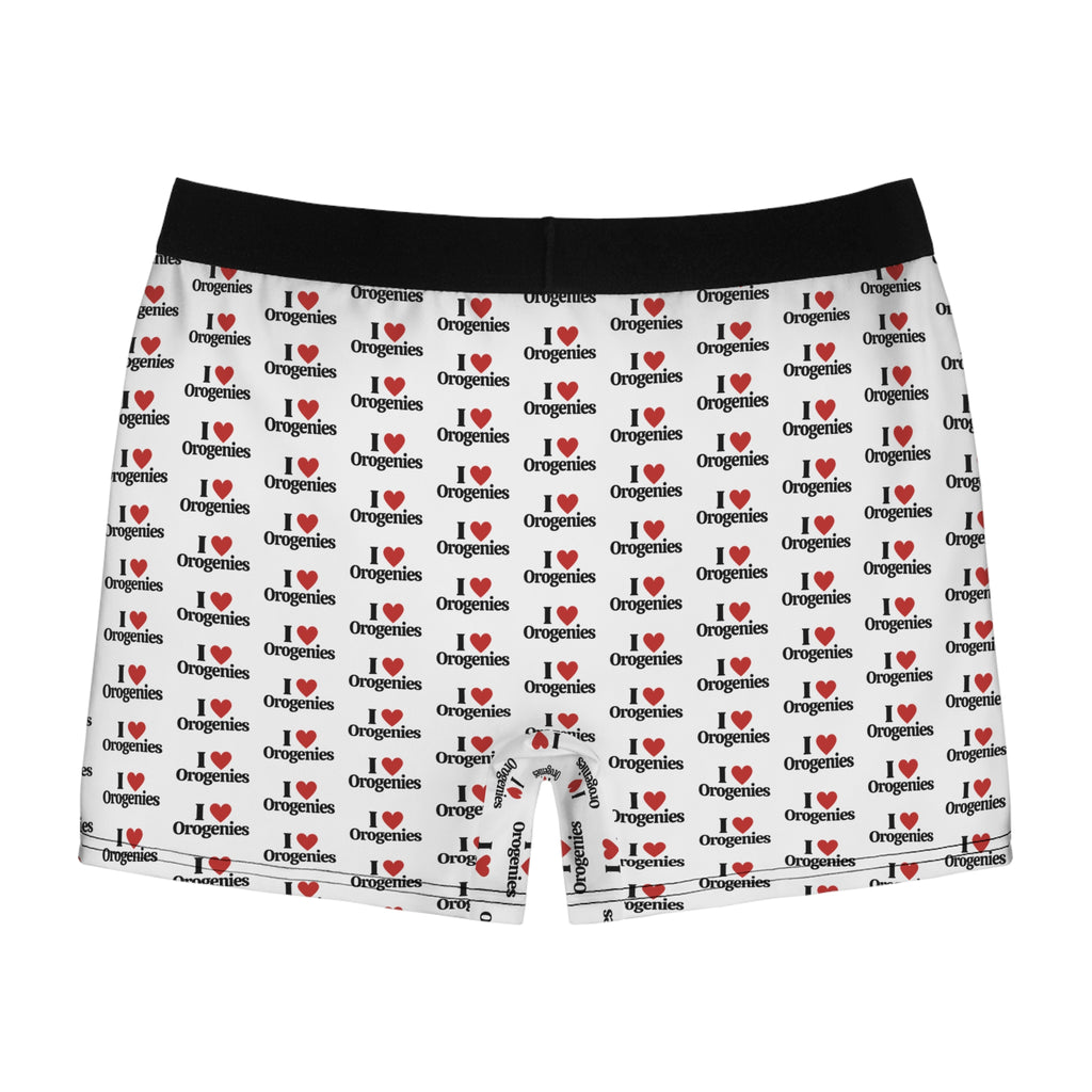 Undies: I Love Orogenies Men's Boxers