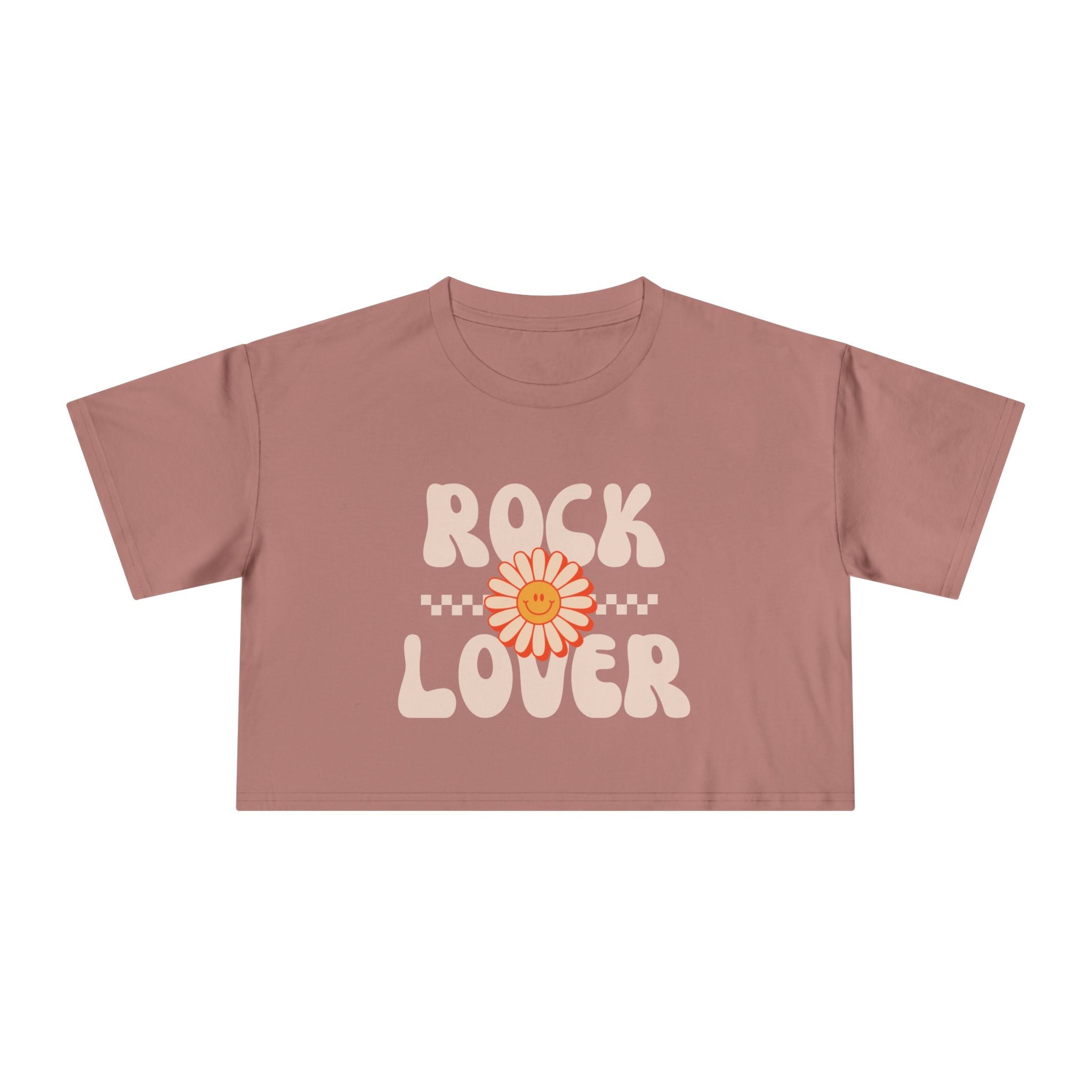 Crop Tee: Rock Lover