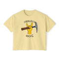 Boxy Geology T-Shirt: Geology Rocks V2