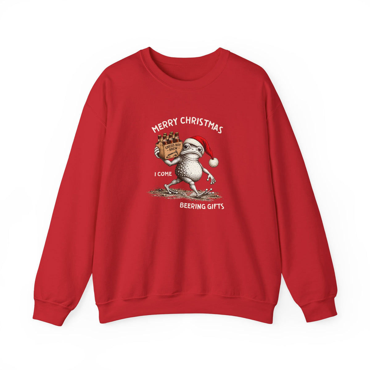 Geology Holiday Sweatshirt Crewneck: I Come Beering Gifts