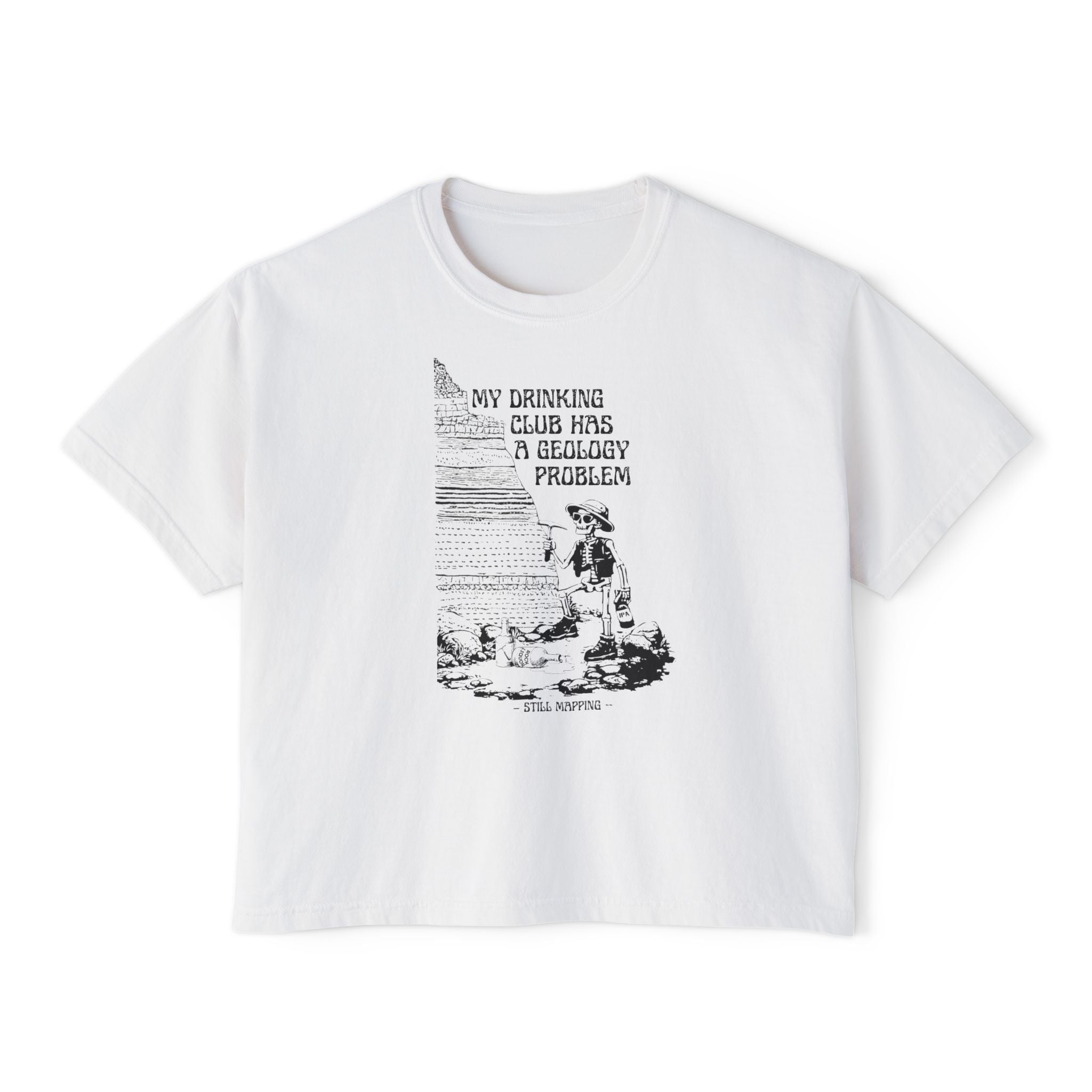 Boxy Tee: My Drinking Club Has a Geology Problem