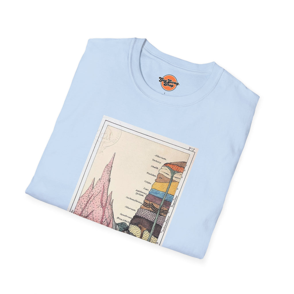 Graphic Tee: Historic Collections - Gideon Mantell Geologic Strata 1838